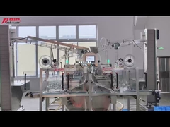 Machine d'emballage automatique de sachets de granulés et de poudre à coupe plate